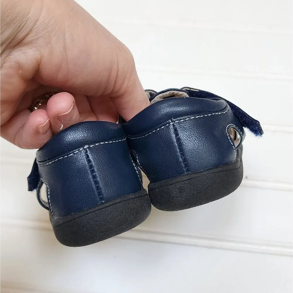 See Kai Run Navy Fisherman Sandals Size 5 Toddler